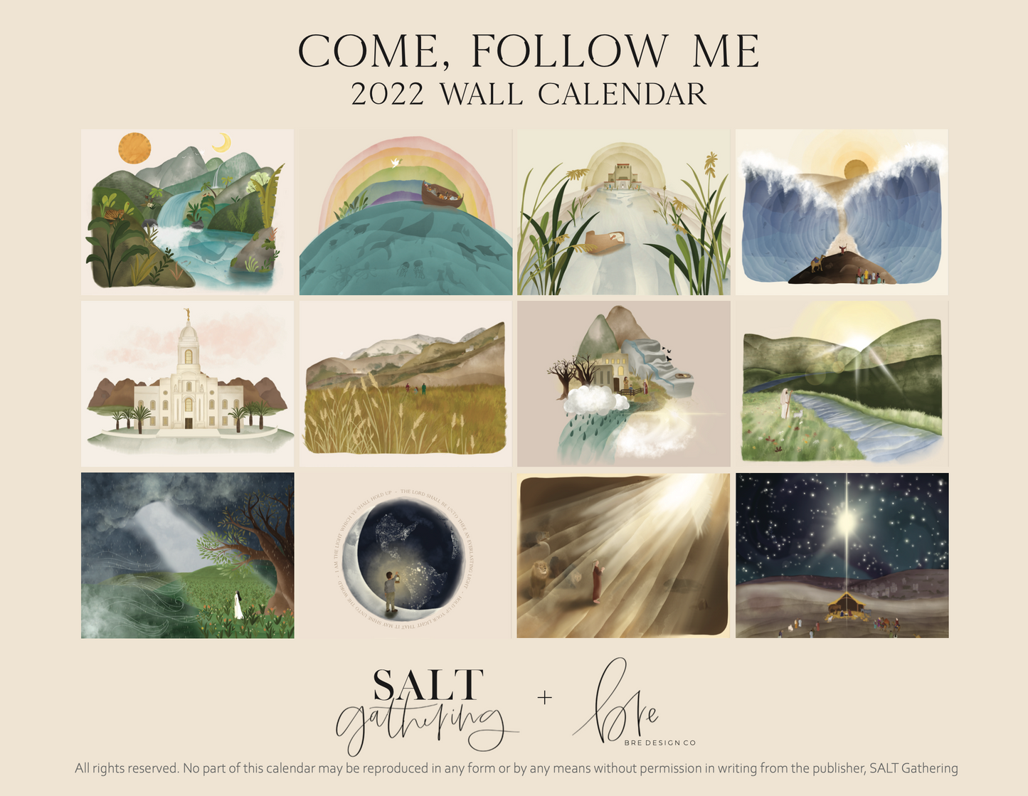 SALE: 2022 Come, Follow Me Calendar (Find and Seek Images for Kids)